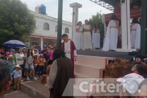 La avenida Juárez y el Lienzo Charro fueron escenario del dolor de Cristo