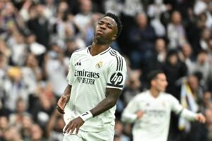 Vinicius busca redimirse en la Champions después de un complicado 2024 y su reciente bajo rendimiento con el Real Madrid