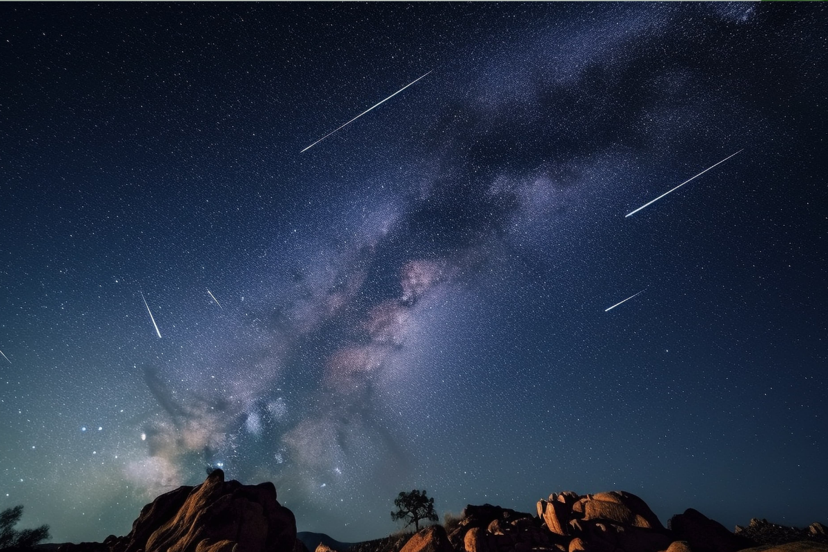 Disfruta la lluvia de meteoros Líridas desde zonas oscuras y sin luces
