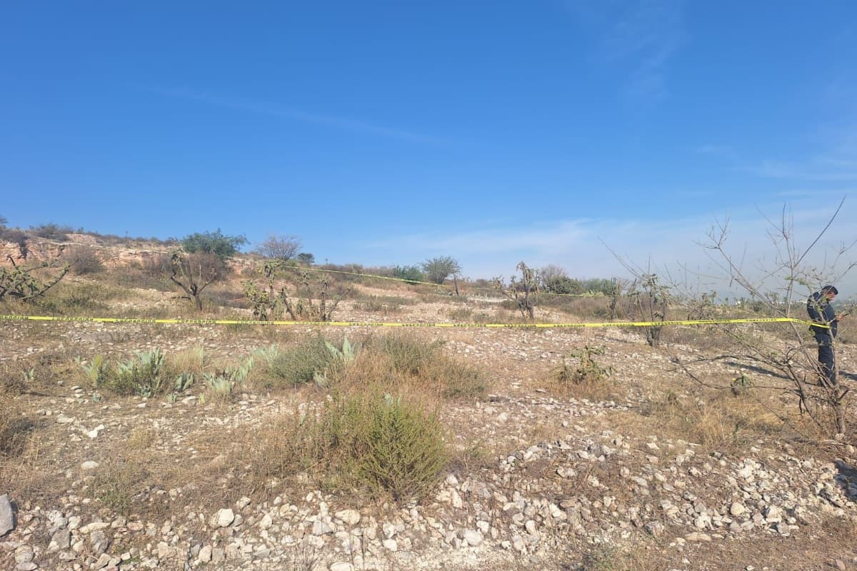 Autoridades de Atitalaquia acordonaron la zona tras el hallazgo del cadáver en Tlamaco