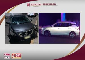 ehículo robado fue recuperado tras choque en la zona metropolitana de Pachuca