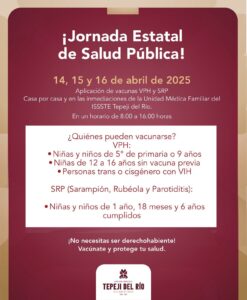 Se invita a los padres y tutores a estar atentos a la visita de las brigadas de salud