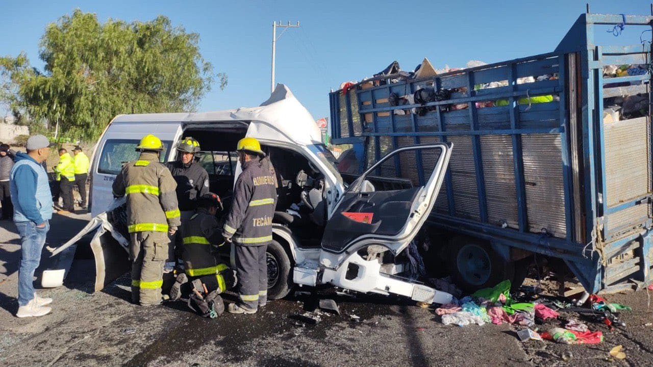 Grave accidente en la México-Pachuca moviliza a Protección Civil