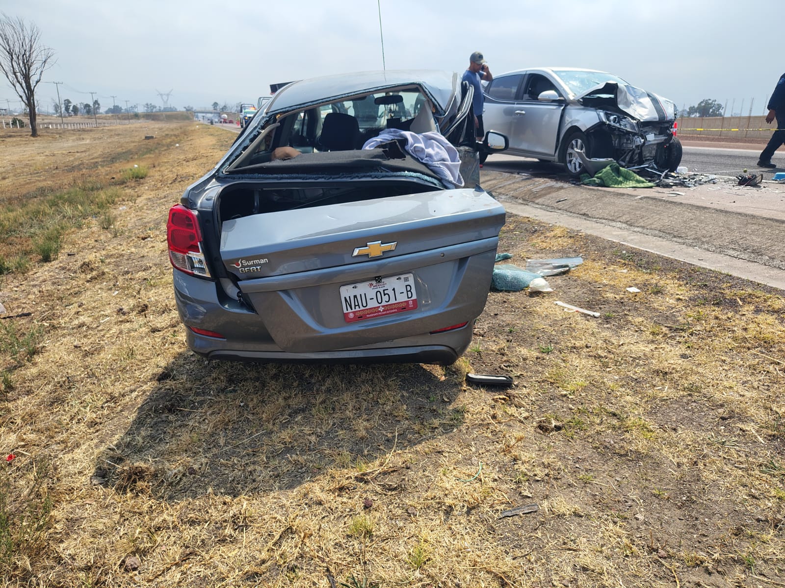 Cuatro personas murieron tras un choque frontal en el tramo Pitula-San Alejo de la México-Tuxpan.