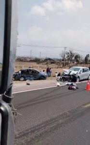Cuatro personas murieron tras un choque frontal en el tramo Pitula-San Alejo de la México-Tuxpan.
