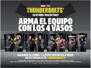 Los vasos coleccionables de Thunderbolt estarán disponibles en Carl’s Jr. Hidalgo por solo 30 pesos extra