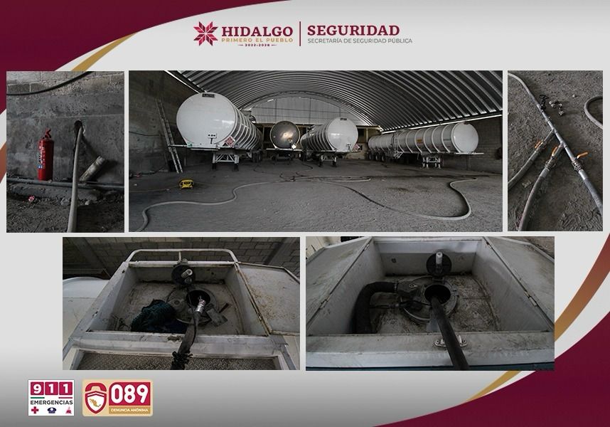 Cateos en Hidalgo revelan operación de huachicol con toma clandestina
