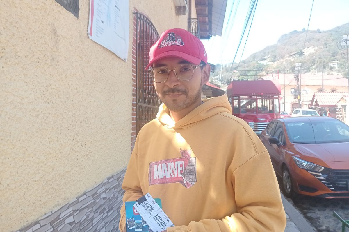 El chofer consideró que la mejor época es Semana Santa | Foto: Martha Sáenz