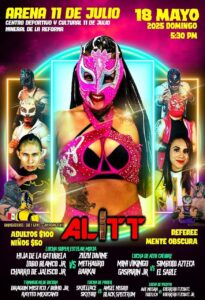 Este domingo, la Hija de Gatúbela y Zuzu Divine protagonizan una batalla estelar en el Deportivo 11 de Julio
