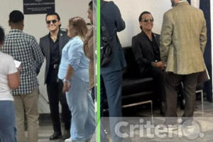 El cantante fue visto en los juzgados de la Ciudad de México y niega los señalamientos y asegura que los derechos de los temas le pertenecen