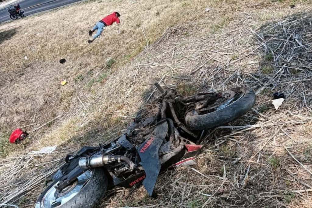 Un motociclista perdió la vida en un accidente en la México-Pachuca en el tramo Zapotlán