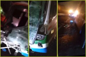 Paramédicos atendieron a los lesionados en la autopista México–Pachuca