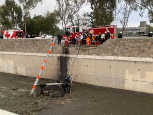 Un auto protagonizó un accidente en la vía 