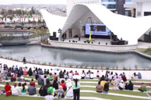 El oficial mayor dijo que el parque tiene capacidad para 15 mil personas en el área de conciertos