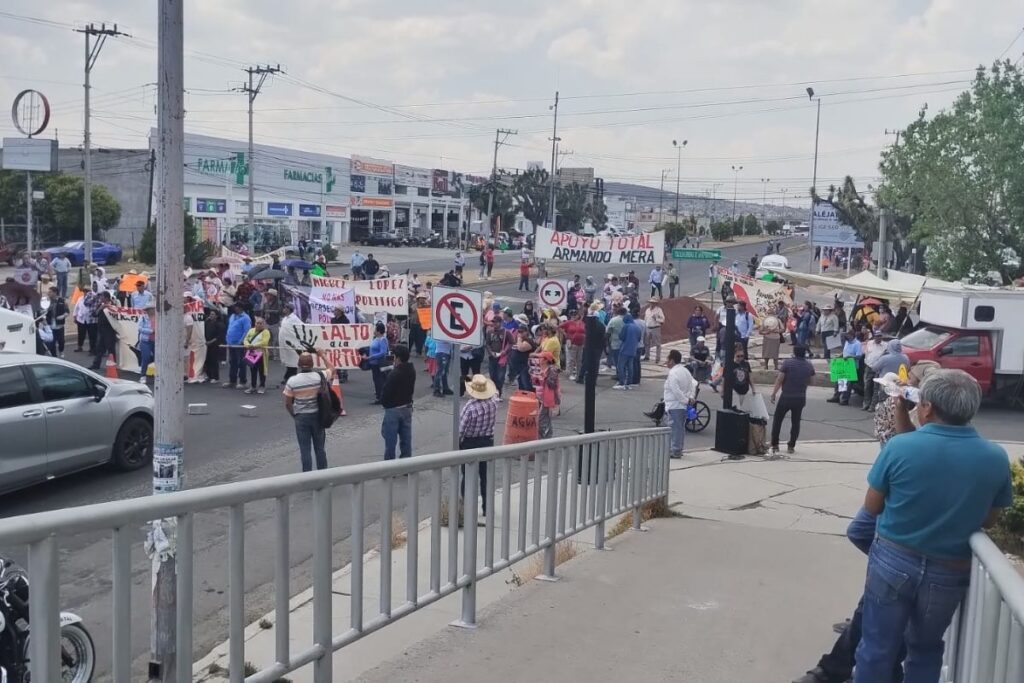 Acuden a Pachuca para exigir la liberación de presos políticos de Progreso e Ixmiquilpan