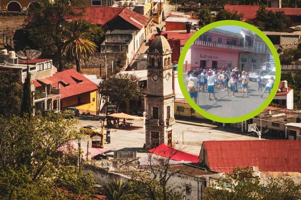 Celebran en Metzquititlán a los niños con un paseo; este fue el recorrido que hicieron
