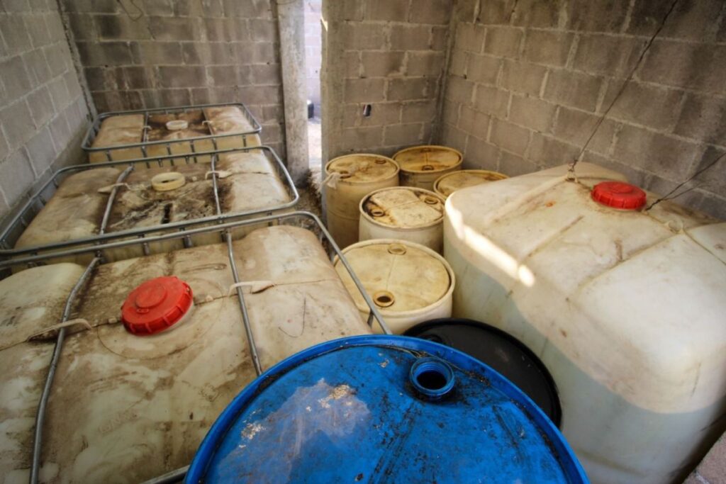 Operativo en Tepeapulco culmina con la incautación de combustible robado
