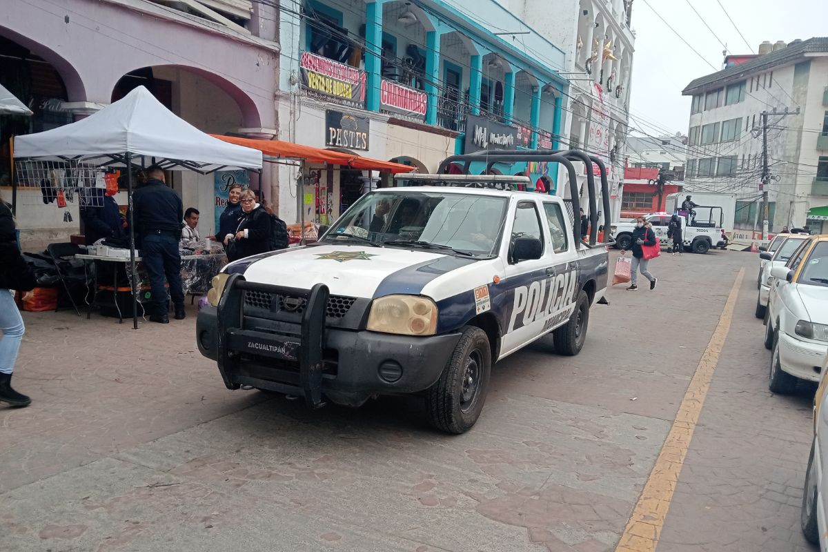 El reporte movilizó a los cuerpos de Seguridad de Zacualtipán y Metzquititlán | Foto: Martha Sáenz