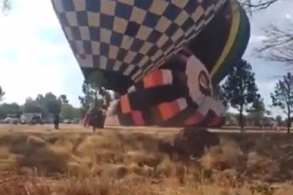 Tragedia en Zacatecas: Hombre muere al caer de un globo aerostático durante festival