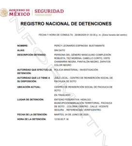 La detención de Percy Espinosa, secretario sindical de Pachuca, marca un momento crítico para el sindicato municipal.
