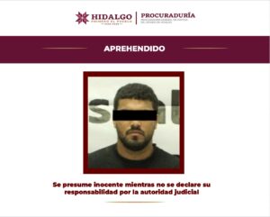 La detención de J. A. M. M. en Actopan, Hidalgo, se logró tras un operativo coordinado con Veracruz