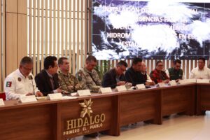 El Comité de Emergencias de Hidalgo sesionó este jueves debido al huracán ErickFoto: David Martínez
