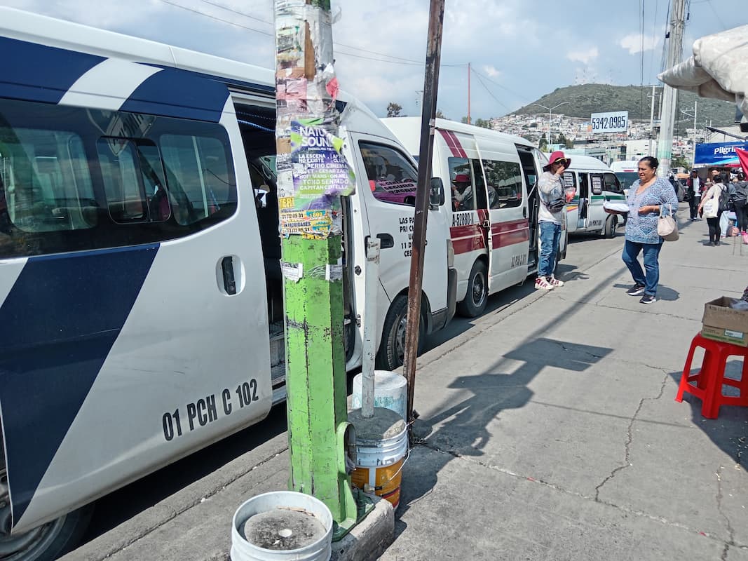 El transporte público en Pachuca está siendo revisado por la Semot tras varios incidentes violentos recientes / Foto: Aydeé Barrera