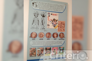 La muestra incluye su paso por revistas como MAD y su aportación clave a la historieta mexicana