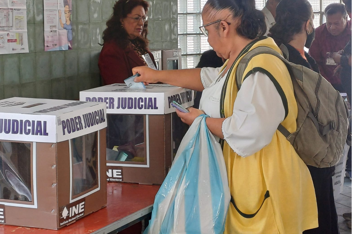 En Tulancingo, la novedad del proceso judicial no atrajo a los votantes esta mañana