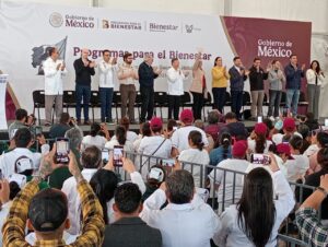 El gobernador destacó que la presidenta Claudia Sheinbaum visita el estado prácticamente cada mesFoto: María Antonieta Islas