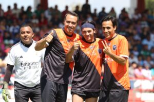 hitiva marcó un golazo de tiro libre que encendió el estadio de Cuautepec