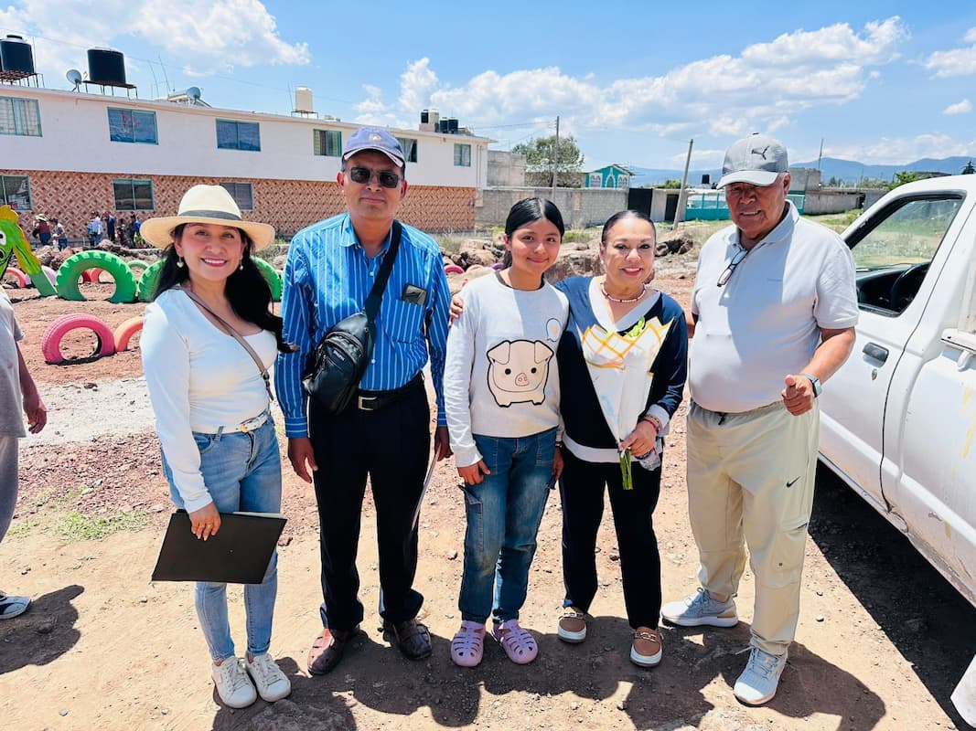 En la Ampliación Rojo Gómez, la alcaldesa inauguró el llamado Parque de la Transformación