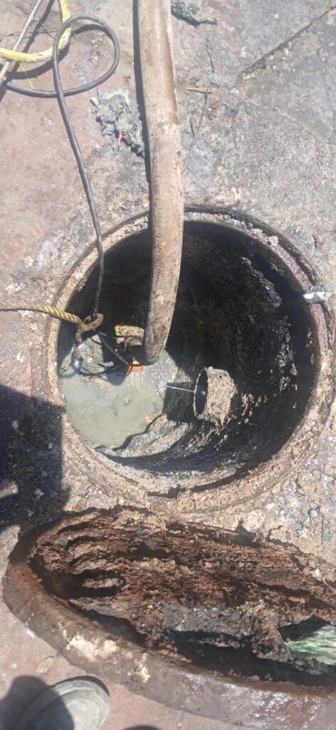 El pasado miércoles 11 de junio una intervención en la calle Venustiano Carranza, entre Álvaro Obregón y Felipe Ángeles, debido a una obstrucción en la red de drenaje