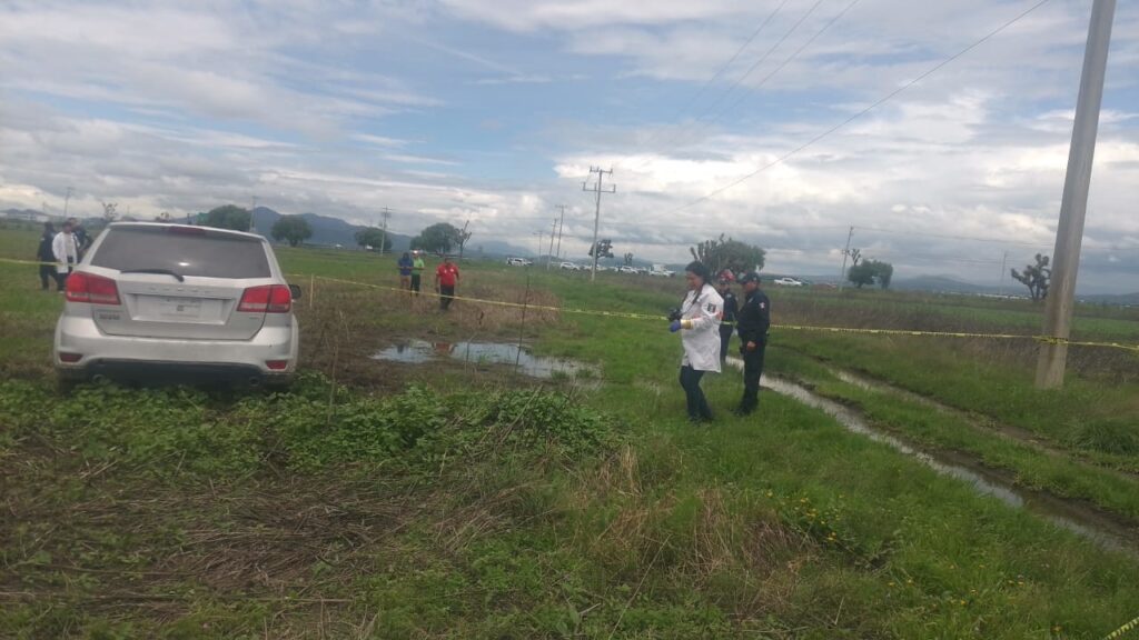 La camioneta utilizada por los homicidas de Tolcayuca fue localizada y asegurada por las autoridades