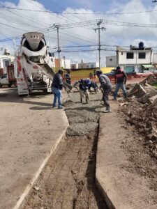 El deterioro en la vialidad de Haciendas de Tizayuca fue provocado por las lluvias y el constante paso de vehículos
