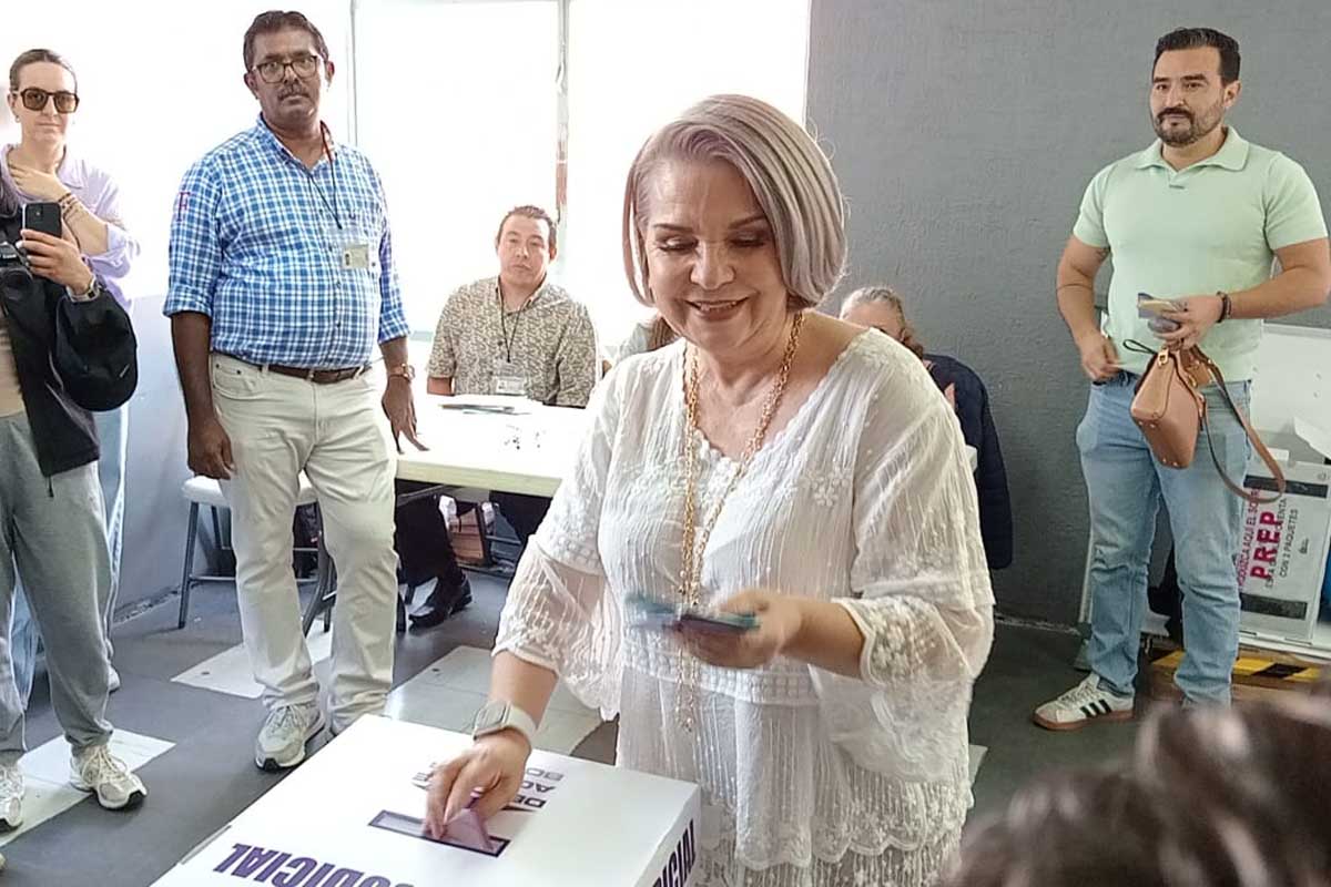 Con el porcentaje de votos obtenidos el domingo, la magistrada queda fuera SCJN
