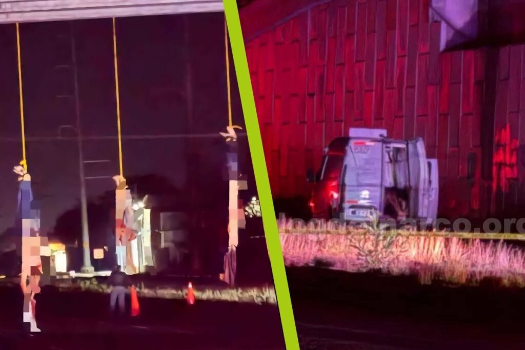Violencia en Sinaloa: Hallan cadáveres colgados de un puente; varios de ellos estaban decapitados