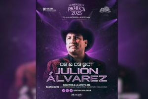 Los únicos eventos oficiales programados de Julión Álvarez en Pachuca son para el 2 y 3 de octubre en el Palenque de la Feria