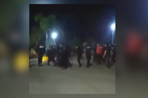 La CDHEH tampoco ha emitido pronunciamiento por la golpiza captada en video tras evento masivo