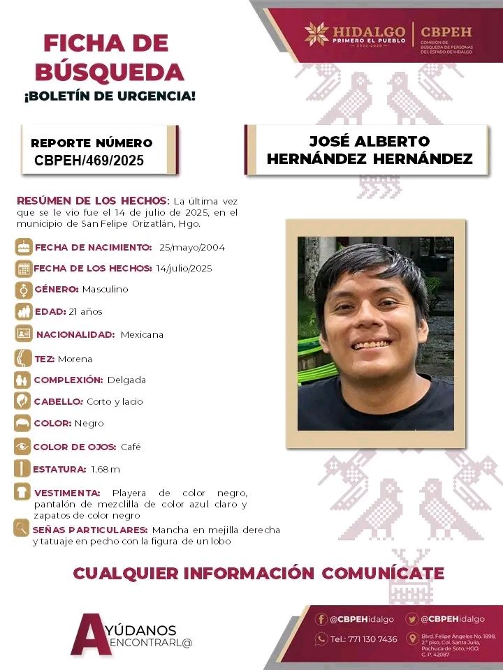 Ficha de dúsqueda de José Alberto Hernández