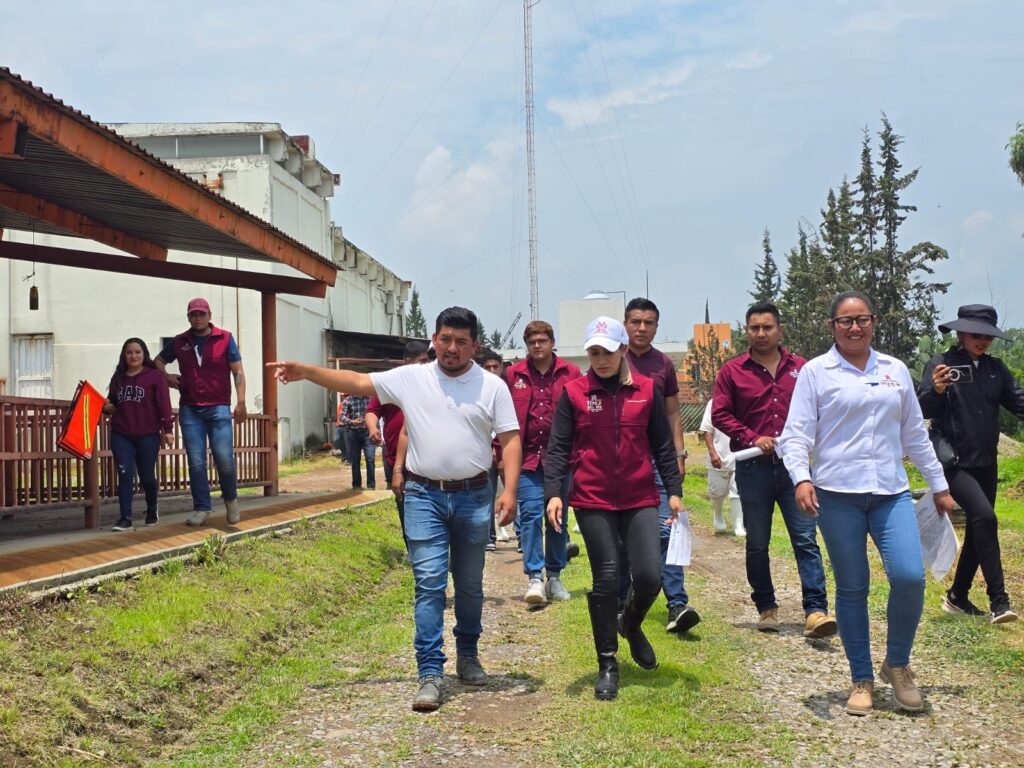 La presidenta municipal de Tepeji del Río, Tania Valdez Cuellar, dio inicio a la construcción de un tanque de almacenamiento de agua