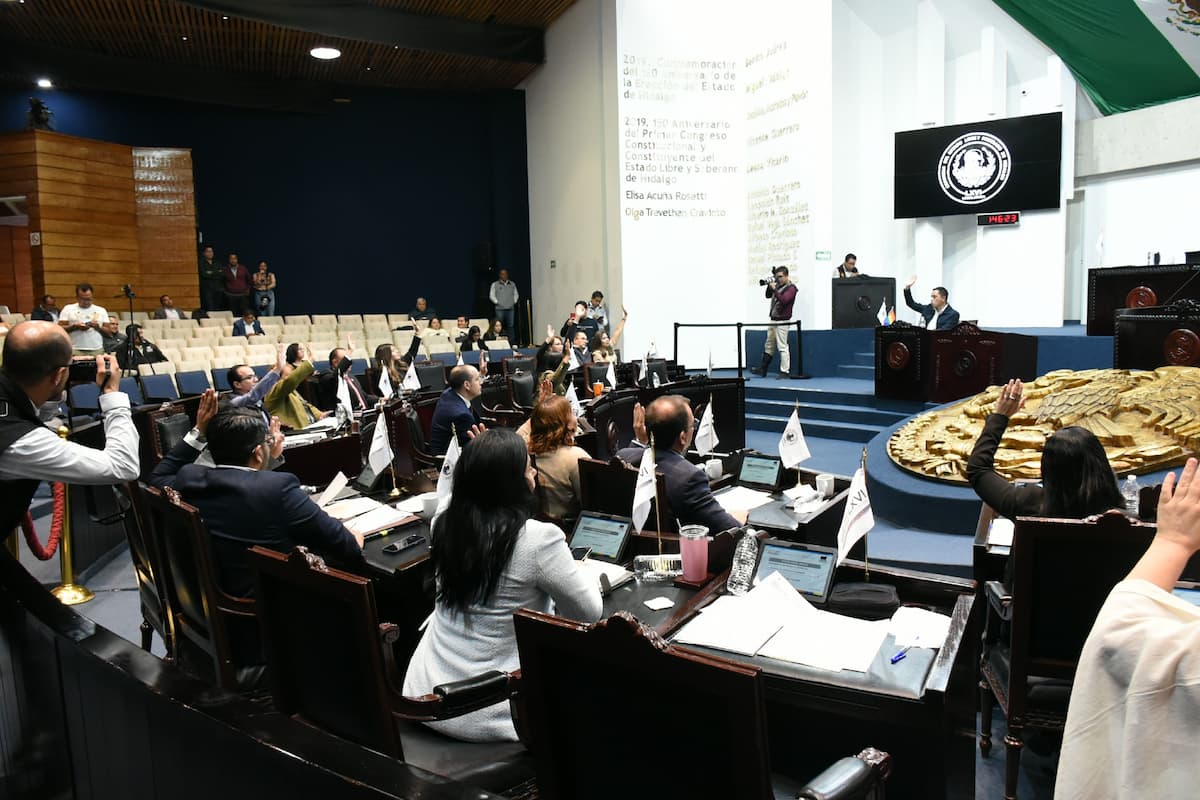 Aprobación de la iniciativa de reforma a la Ley de Seguridad Pública en el Congreso de Hidalgo