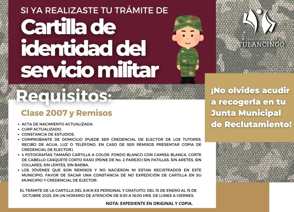 La entrega se realiza del 15 de enero al 15 de octubre de 2025, en un horario de atención de lunes a viernes, de 8:30 a 16:00 horas