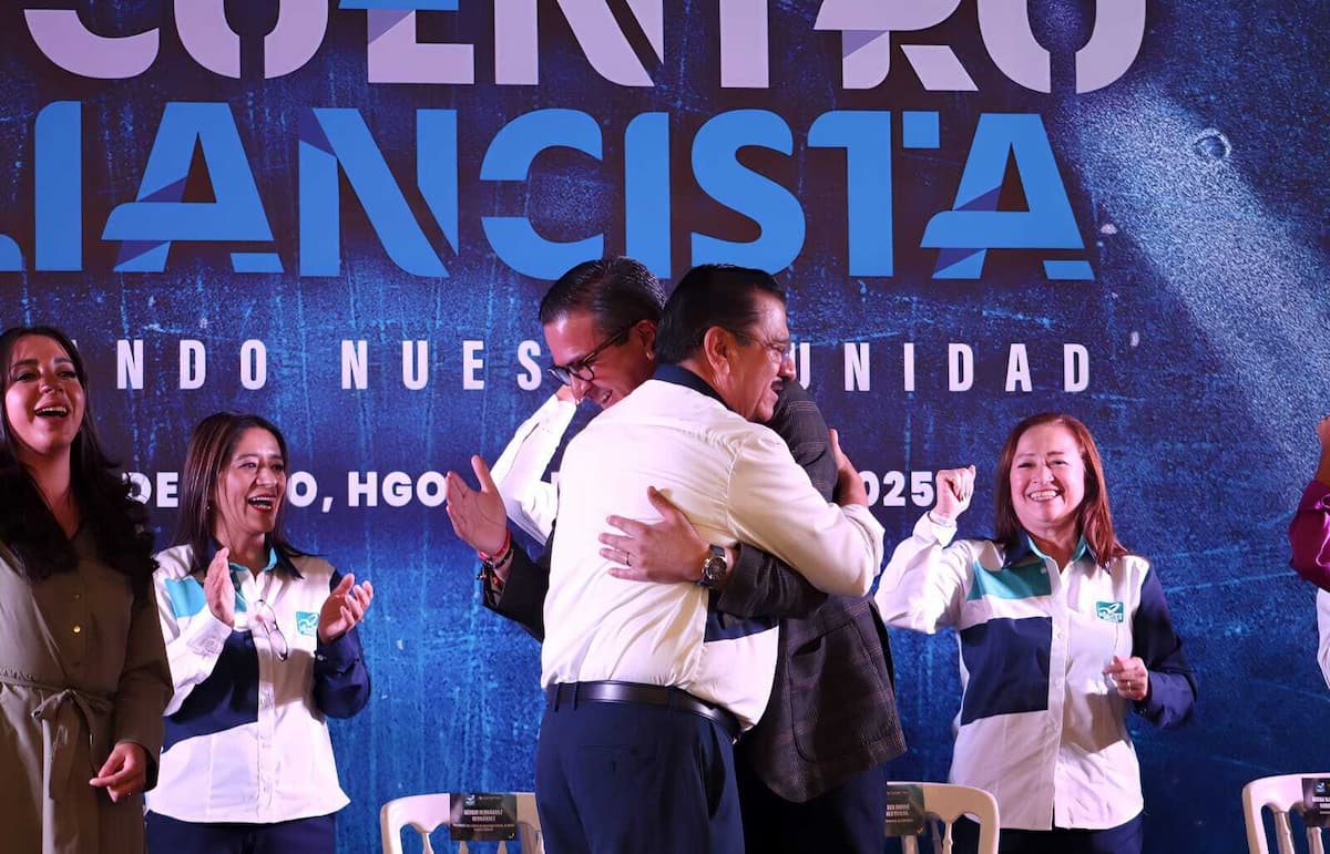 Más de 3,500 militantes de Nueva Alianza Hidalgo se congregaron el sábado 19 de julio de 2025 en Pachuca