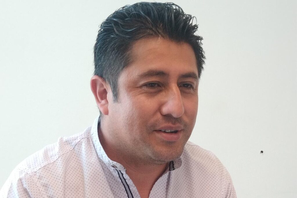 Juan Alberto Santuario Elías, titular de la Secretaría de Servicios Municipales de Tulancingo
