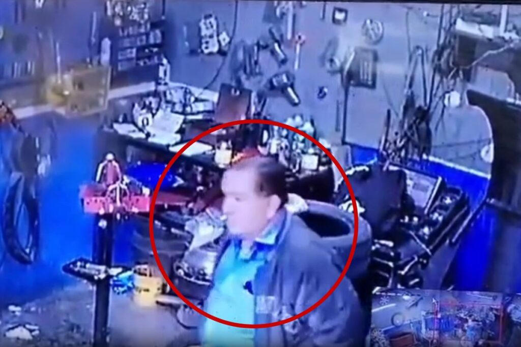 Captan a taxista en pleno robo de herramientas en una vulcanizadora de La Providencia