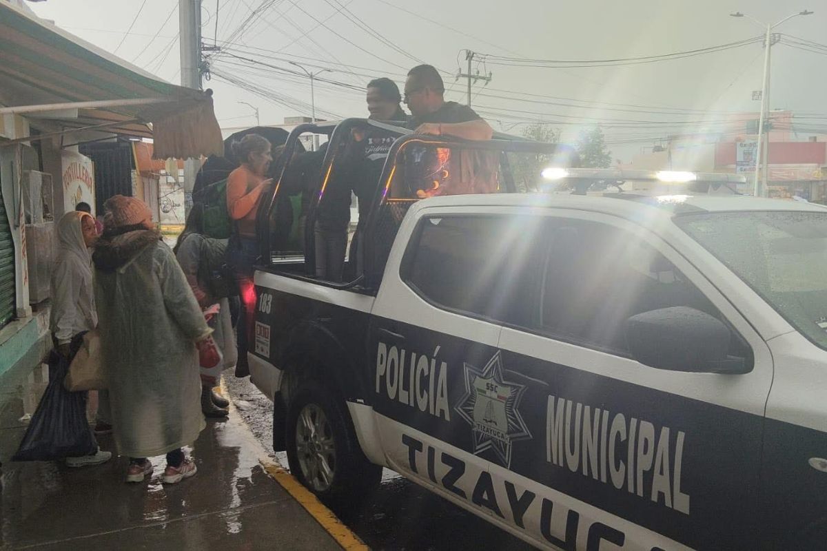 En ocasiones, la SSC de Tizayuca dispone de algunas patrullas para brindar apoyo en el traslado de personas | Foto: Especial