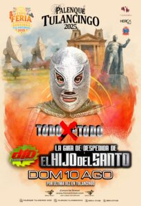 El Hijo del Santo y Santo Jr. encabezarán la lucha estelar de una velada inolvidable en el palenque de la feria de Tulancingo