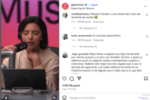 La cantante habló para Apple Music sobre los retos de la industria, la presión mediática y el valor de apoyar a otras mujeres