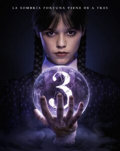 Netflix confirma la tercera temporada de Merlina con un póster enigmático